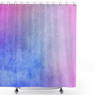Personality  Vintage Blue Background Shower Curtains