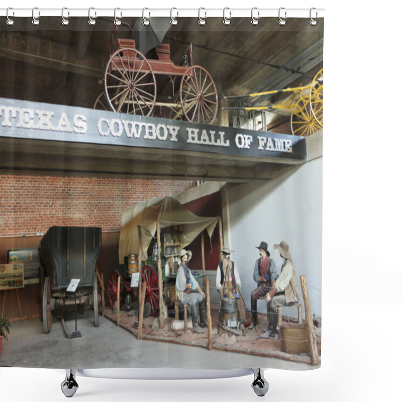 Personality  A Sterquell Wagon Collection At The Texas Cowboy Hall Of Fame  Shower Curtains