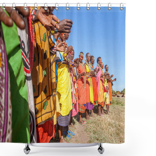 Personality  Masai Women Shower Curtains