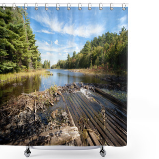 Personality  Carpenter Lake Clear Water Vista Shower Curtains