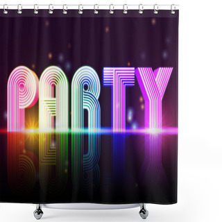 Personality  Party Poster Shower Curtains