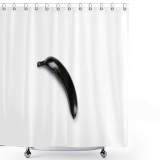 Personality  Black Colored Banana Shower Curtains