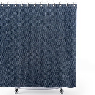 Personality  Detailed Blue Textile Surface Background Shower Curtains