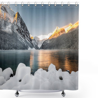 Personality  Banff National Park Shower Curtains