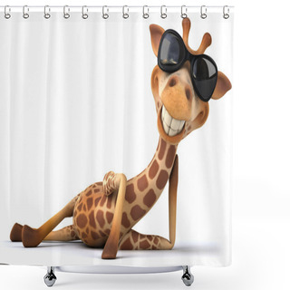 Personality  Giraffe Shower Curtains
