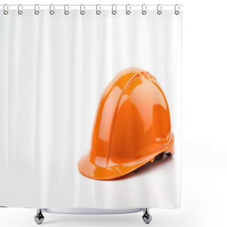 Personality  Isolated Safety Helmet Hat Shower Curtains