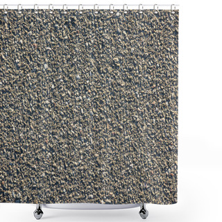 Personality  Full Frame Image Of Wall With Gray Gravel Background Shower Curtains