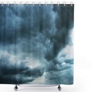 Personality  The Night Sky With Heavy Clouds Shower Curtains