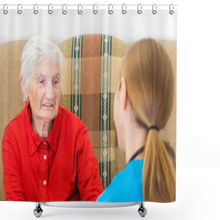 Personality  Elderly Care Shower Curtains