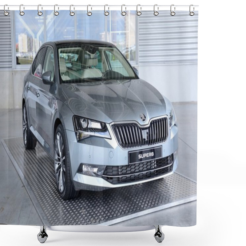 Personality  Exhibition Of New Skoda Superb Shower Curtains