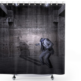 Personality  Ghostly Invisible Apparition Shower Curtains