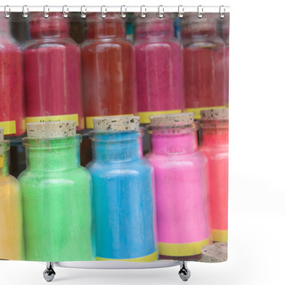 Personality  Color Powder Shower Curtains