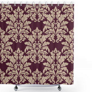 Personality  Dense Ornate Arabesque Pattern Shower Curtains