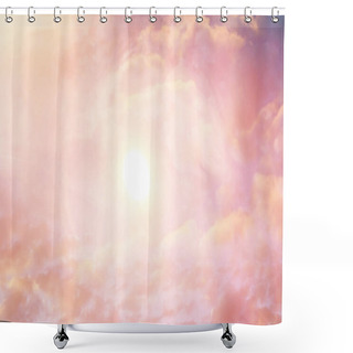 Personality  Blue Sky Clouds Twilight Background Shower Curtains