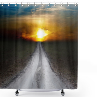 Personality  Bright Future Shower Curtains