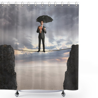 Personality  Insurance Concept Shower Curtains