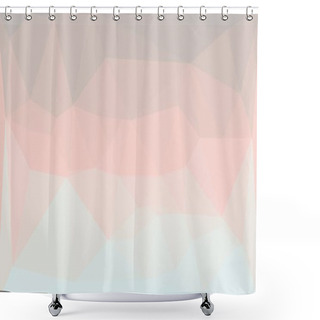 Personality  Abstract Colorful Polygonal Background Shower Curtains