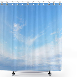 Personality  Blue Sky And Cloud For Natural Background Shower Curtains