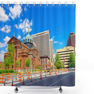 Personality  Cathedral Basilica Of Saints Peter And Paul In Philadelphia PA Shower Curtains