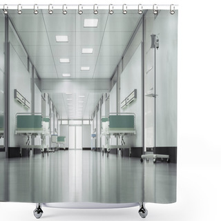 Personality  Hospital Floor Shower Curtains
