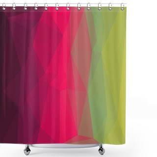 Personality  Multicolored Background With Abscract Geometric Pattern Shower Curtains