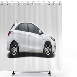 Personality  Family Hatchback Car Shower Curtains