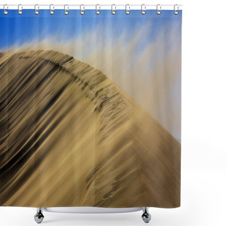 Personality  Sandstorm On Dune Shower Curtains