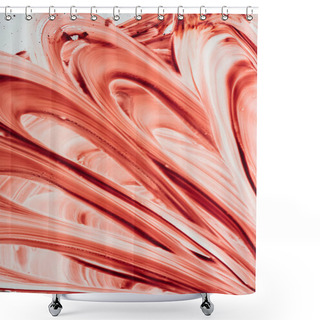 Personality  Full Frame Shot Of Smeared Blood For Background Shower Curtains