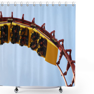 Personality  Roller Coaster Shower Curtains