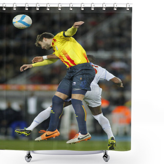 Personality  Catalan Player Gerard Pique Shower Curtains