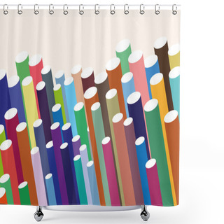 Personality  Abstract Designed Background Shower Curtains