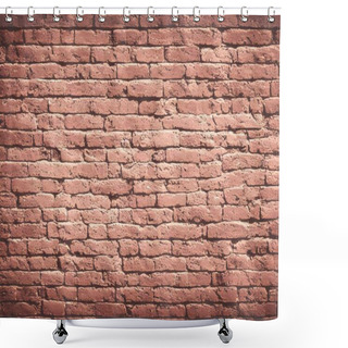 Personality  Texture Of A Stone Wall With A Brick Pattern. Shower Curtains