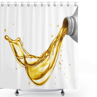 Personality  Pouring Oil Shower Curtains