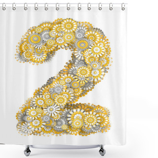Personality  Number 2, From Camomile Flowers Shower Curtains
