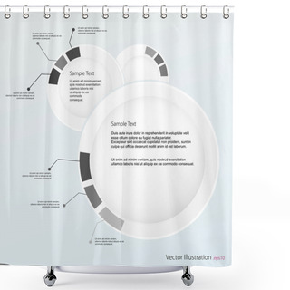 Personality  Vector Sphere Presentation Diagram Shower Curtains
