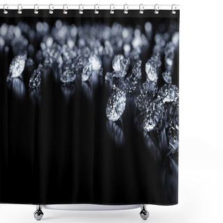 Personality  Diamonds Background Shower Curtains