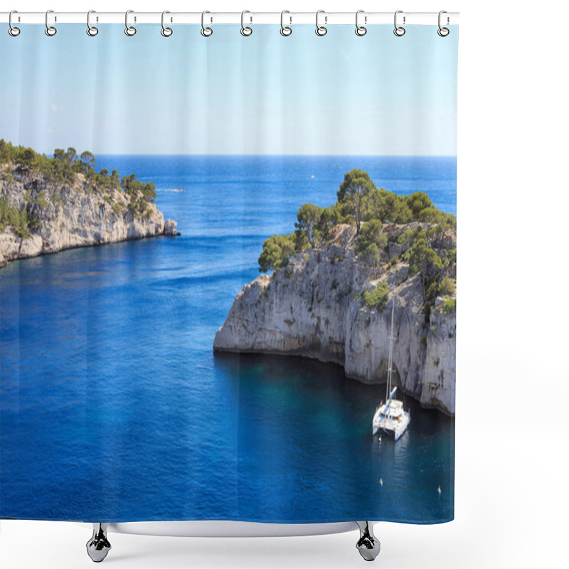 Personality  Calanques Of Port Pin In Cassis, Provence, France Shower Curtains