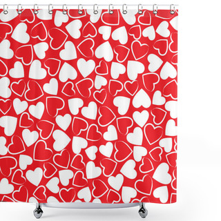 Personality  Valentine's Day Pattern Shower Curtains