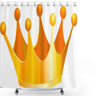 Personality  Kings Crown Shower Curtains