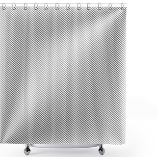 Personality  Abstract Geometric Striped Background. Black And White Lines Shower Curtains