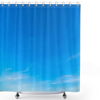 Personality  Clouds Of Nature In A Bright Sky Day. Shower Curtains