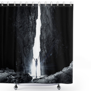 Personality  In Light Of Success Shower Curtains