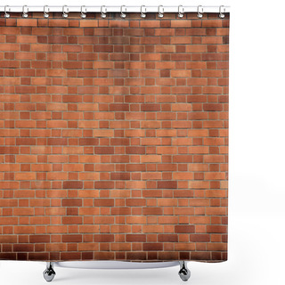 Personality  Brick Wall. Background. Shower Curtains