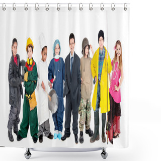 Personality  Children's Group Shower Curtains