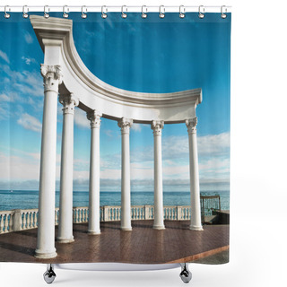 Personality  Ancient Greek Columns Shower Curtains