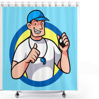 Personality  Mr. Coach Shower Curtains