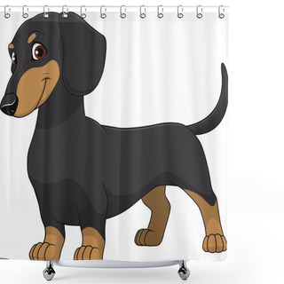 Personality  Funny Thoroughbred Dog Shower Curtains