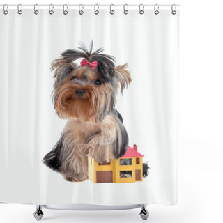 Personality  Watchdog Shower Curtains