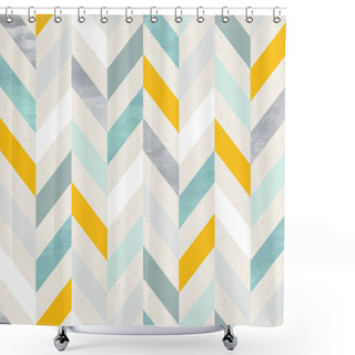 Personality  Colorful Geometric Pattern Shower Curtains