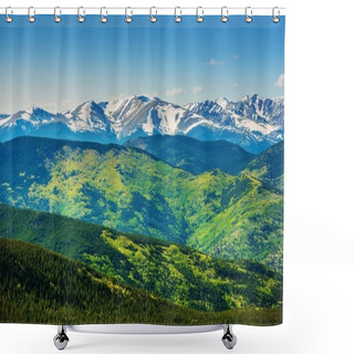 Personality  Scenic Colorado Mountains Shower Curtains